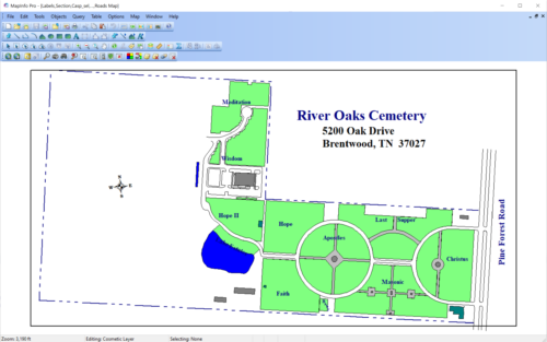 mbs imap cemetery mapping software custom map
